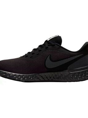 Brand New Nike Women's Revolution 5 Lightweight Knit Running Shoes - Black